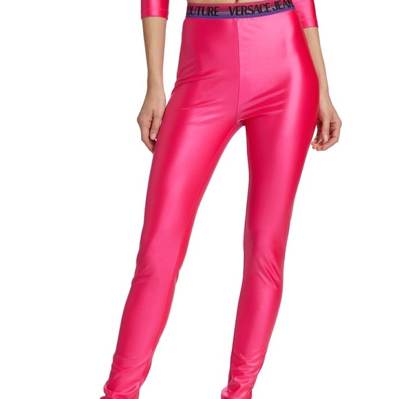Versace | Pink Leggings Barbiecore Barbie - Picture 2 of 4